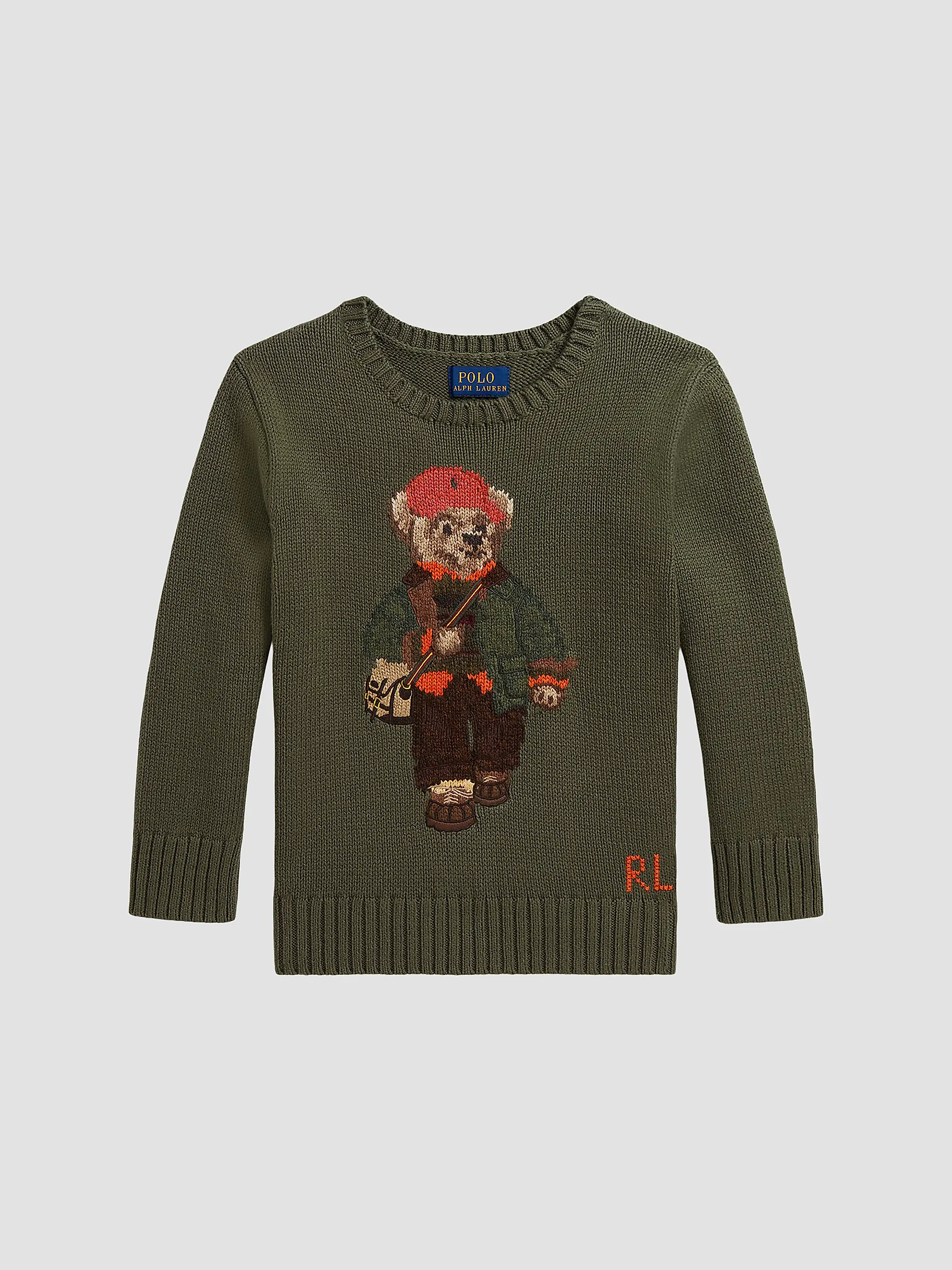 Polo Ralph Lauren Little Boy's & Boy's Polo Bear Crewneck Sweater | Saks Fifth Avenue | Saks Fifth Avenue