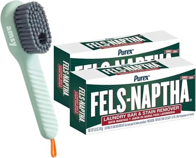 AMSY Stain Remover Cloths Laundry Bundle - Amsy Multifunctional Stain Remover Brush with Soap Dis... | Amazon (US)