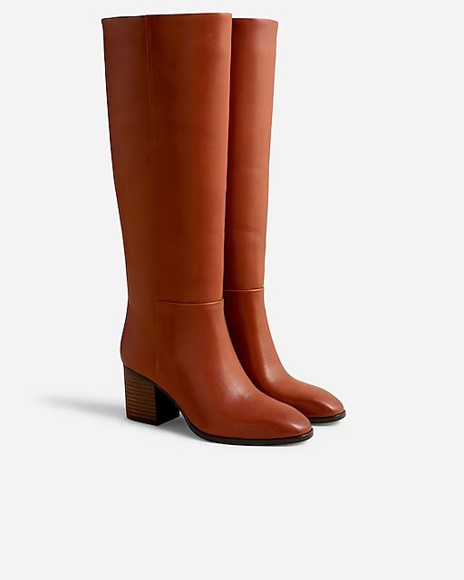 Sadie knee-high boots in leather | J.Crew US