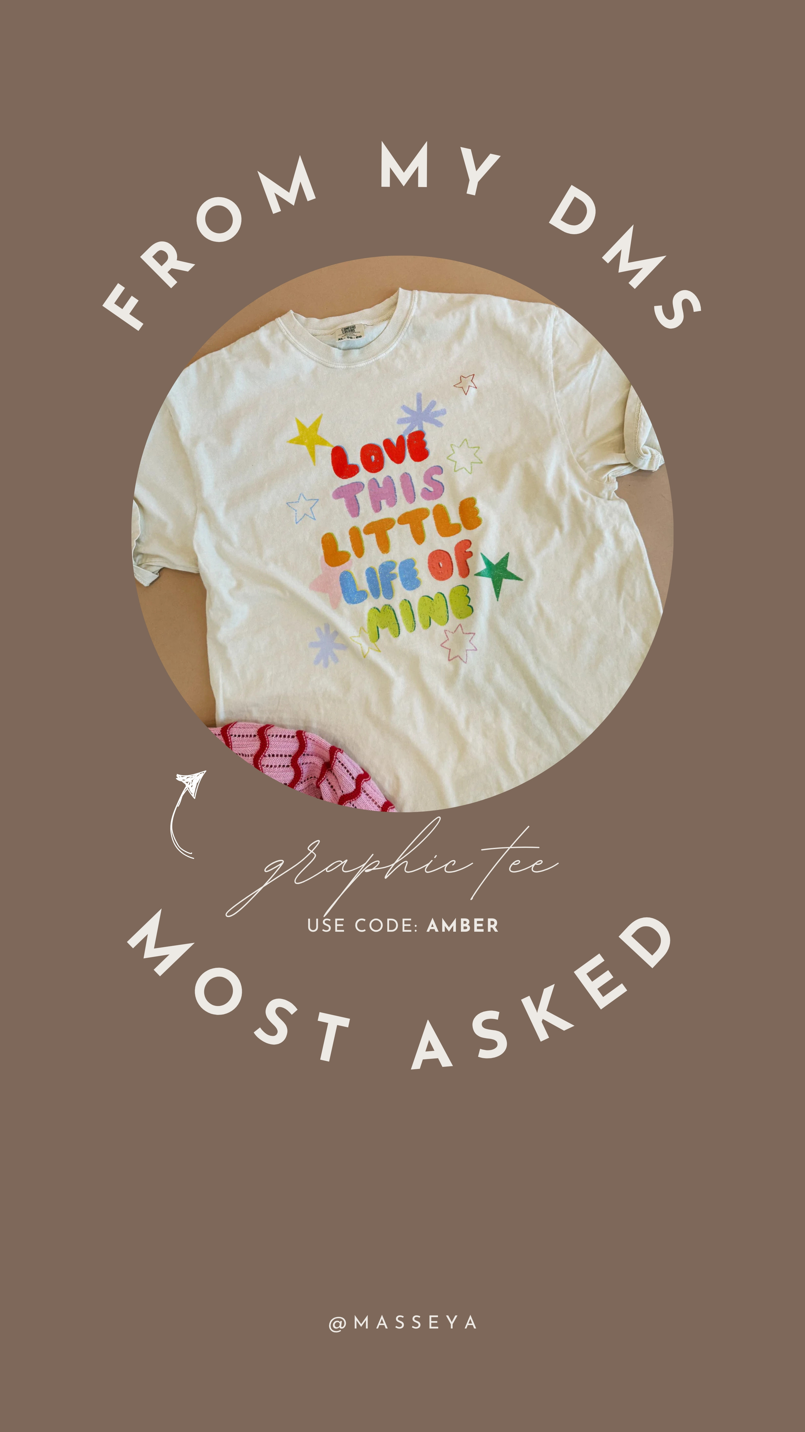 most asked from my dms! use code: amber for my graphic tee 

 #LTKSeasonal