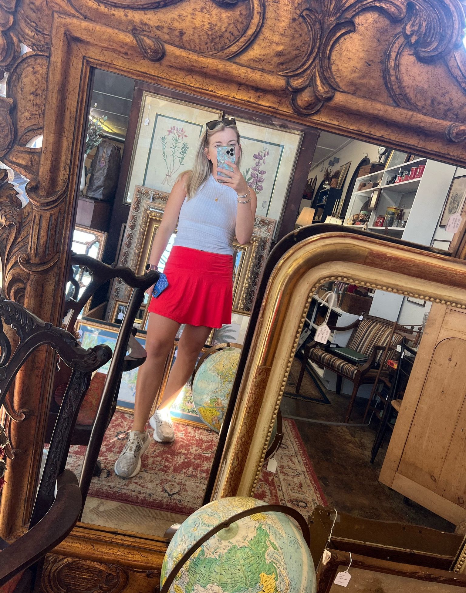 Comfy antique shopping outfit! 

Athleisure 
Tennis outfit 
Amazon finds

#LTKStyleTip #LTKFindsUnder50 #LTKActive