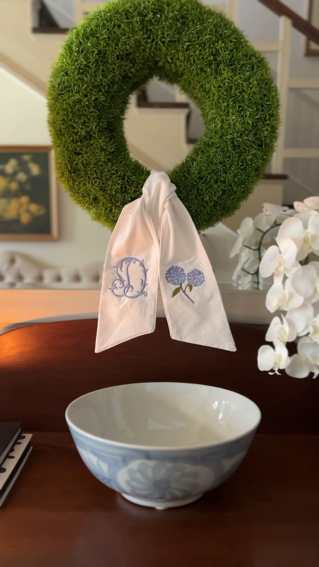 Spring decor 
Wreath sash 

#LTKSeasonal #LTKHome