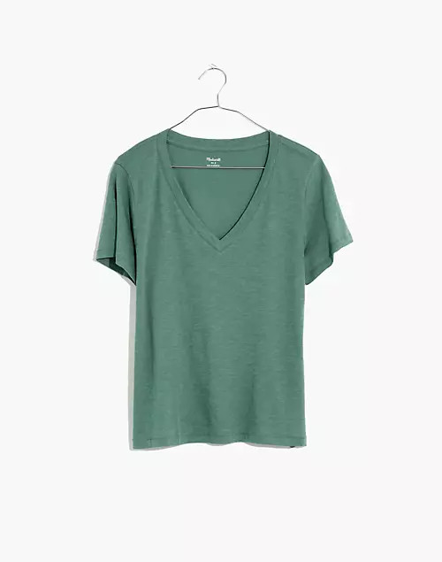 Whisper Cotton V-Neck Tee | Madewell