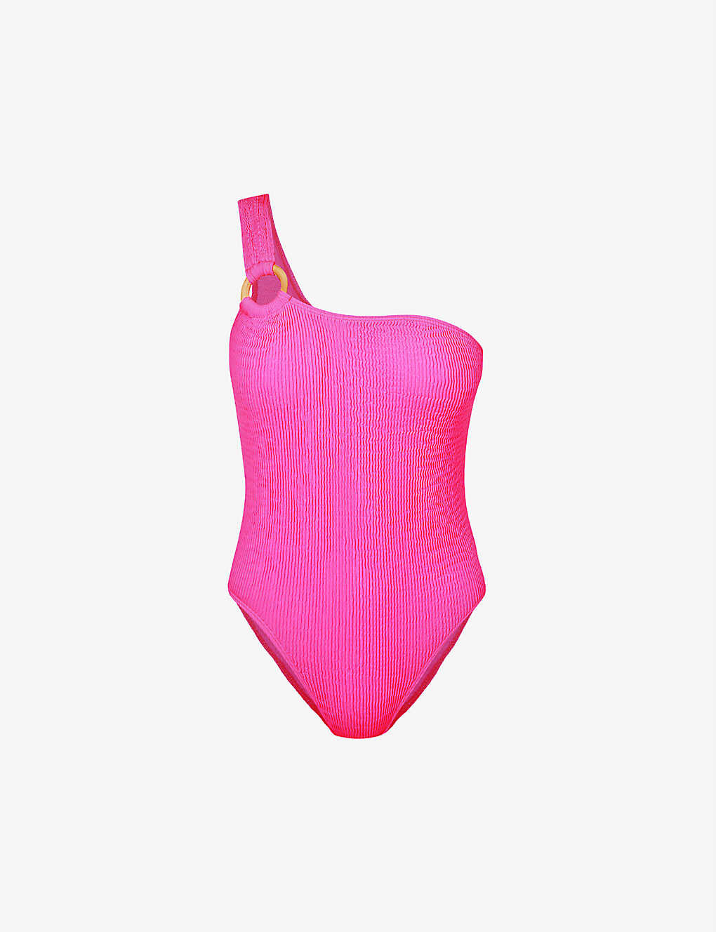 Floating asymmetric recycled-nylon swimsuit | Selfridges