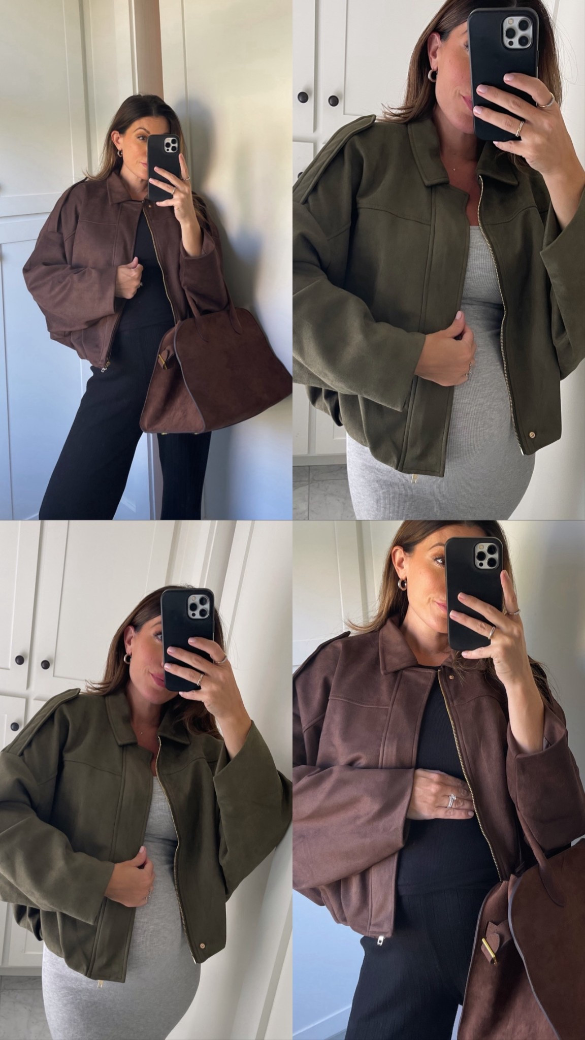 Faux suede Amazon jacket 