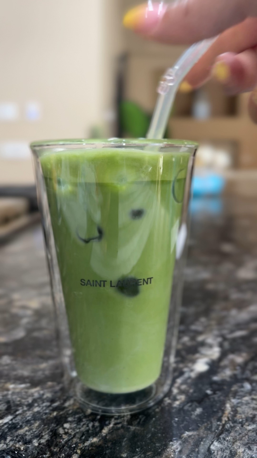 Matcha Recipe:
I use my Keurig milk frother-
3 g of Matcha (I use Crockysmatcha)
It's very important that you sift it before adding it to the water.
-One scoop of collagen powder
Mix on heat (Matcha is best activated in 175°
water)
Get your favorite Tumbir add ice
Mix 1 ounce of vanilla syrup (I use ©propersyrup) with your choice of milk — I am a whole milk girly always! luse about 4 to 5 ounces of milk... I'm finding that less milk is better than this has been my golden ratio.
Gives you that rich green and taste like ice cream!