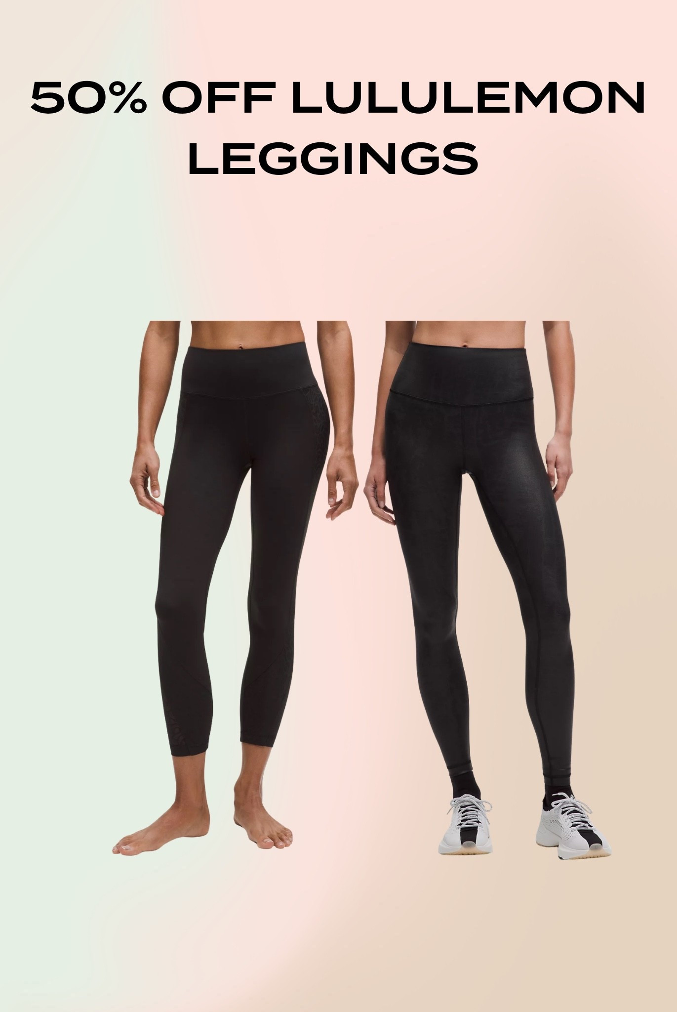 50% off Lululemon leggings

#LTKfitnessgoals #LTKSaleAlert #LTKActive