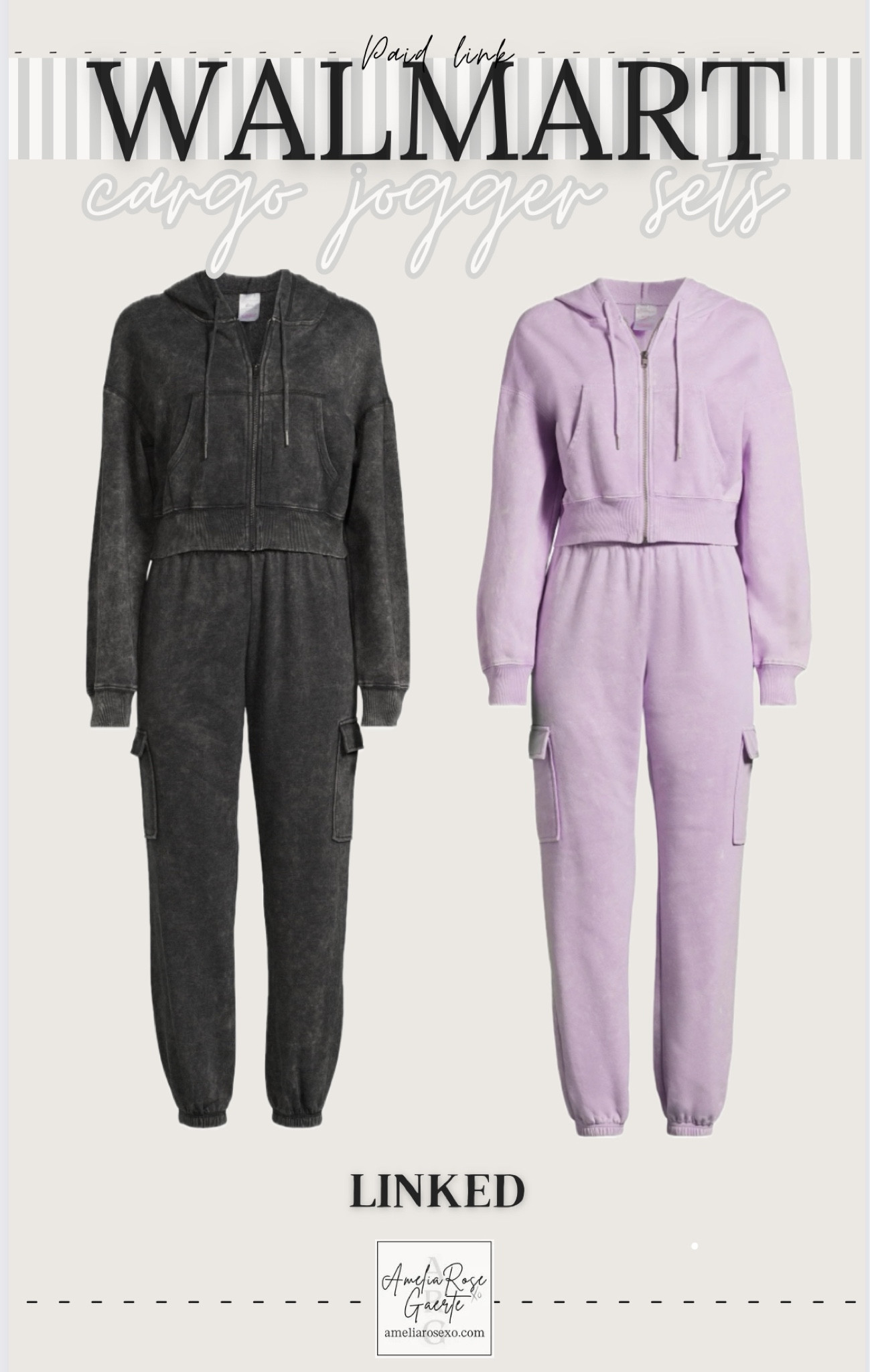 Cargo jogger hoodie sets only $28.98! Perfect for lounging around the house, running errands, or travel! 👌 

#LTKtravel #LTKfindsunder50 #LTKstyletip