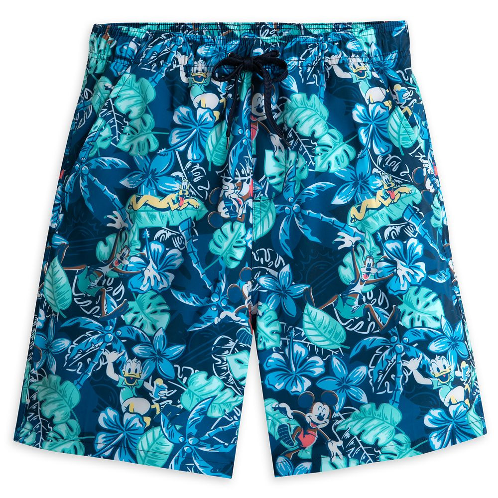 Mickey Mouse and Friends Summer Fun Swim Trunks for Men | Disney Store