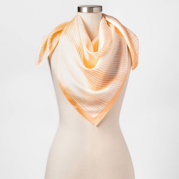 Women's Printed Silk Square Scarf - A New Day™ | Target