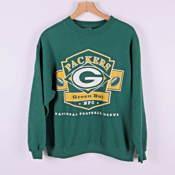 Green Bay Packers NFL Vintage Green Sweatshirt Size L 90s | Etsy | Etsy (US)