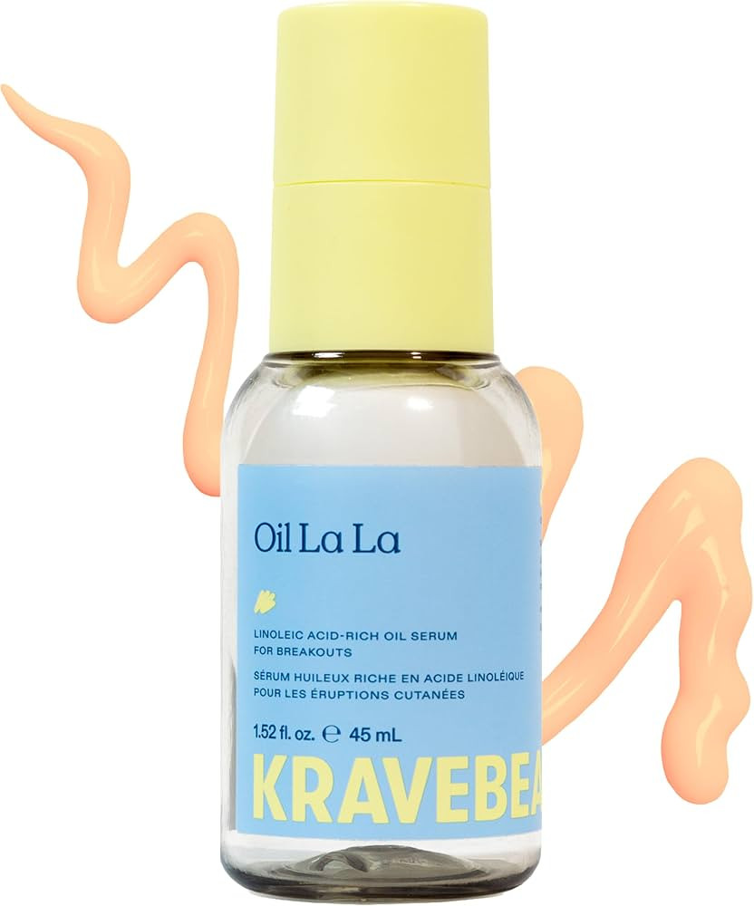 KraveBeauty Oil La La Lightweight Facial Oil for Sensitive Skin, Sebum Balancing Oil Serum with R... | Amazon (US)