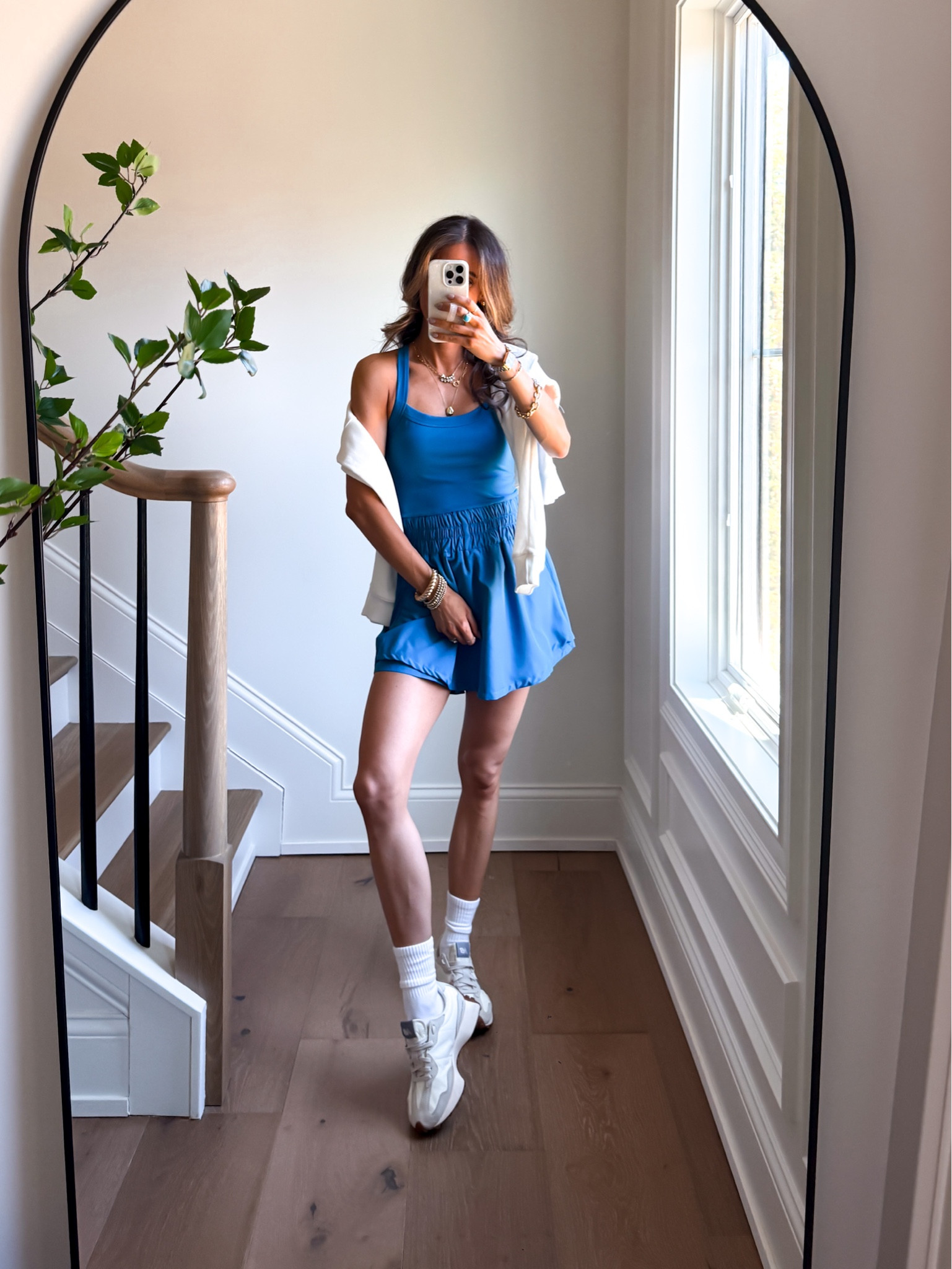 Wearing a small romper with built in shorts. 

#LTKmomlife #LTKdayinmylife #LTKfitnessgoals