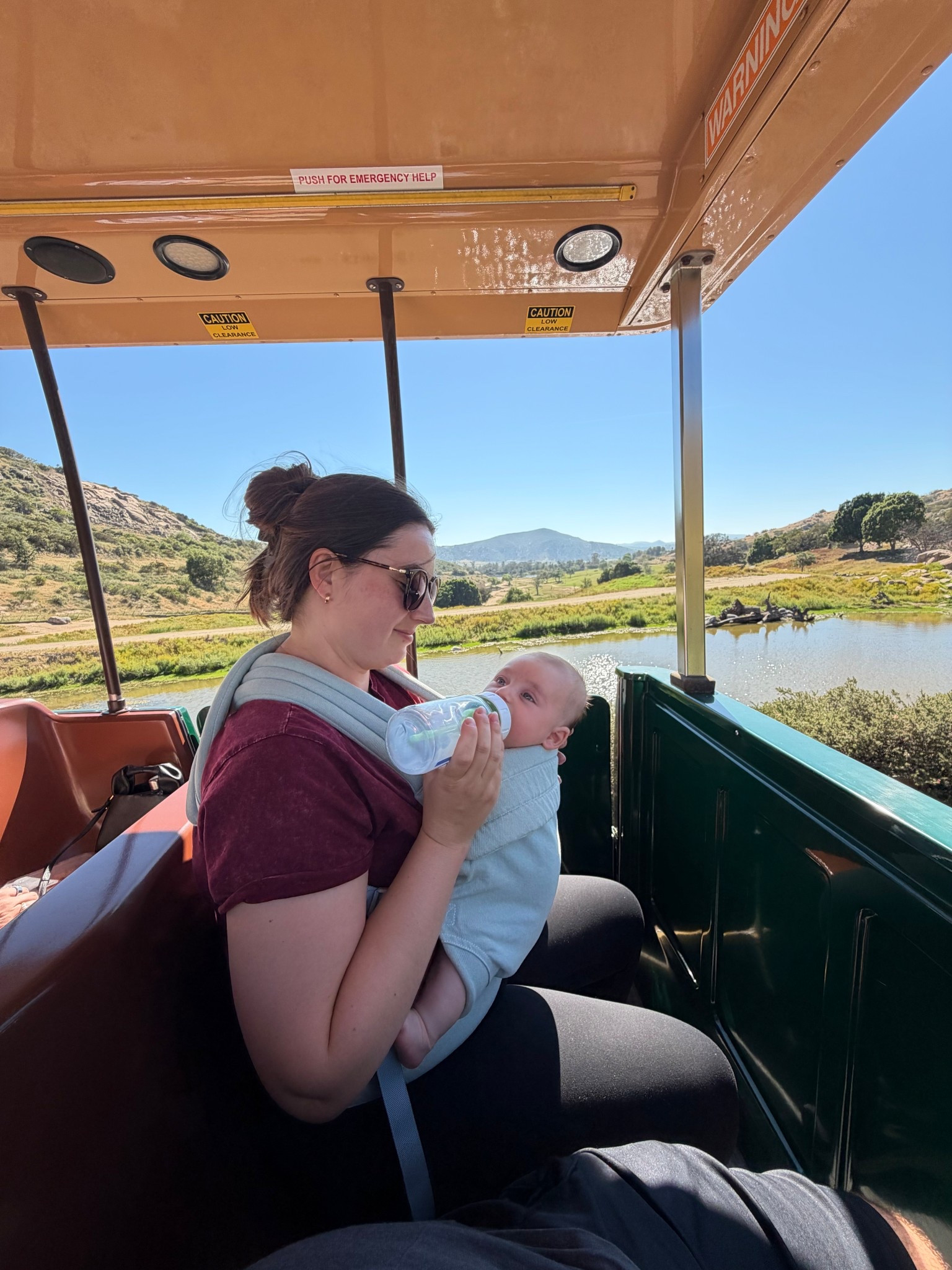 A little real-life mom moment from our safari park day. It ended up being time for Ollie’s bottle while we were on the safari ride, so we figured out how to feed him while he stayed in the carrier and honestly it worked out so well. One of those outings that reminded me you can still do fun things with a baby, even if you have to adjust on the fly a little.

San Diego Safari Park, safari park with baby, zoo trip with baby, baby carrier outing, baby travel essentials, bottle feeding on the go, feeding baby on the go, baby carrier mom life, outing with infant, things to do with baby, family outing with baby, mom life with infant, baby day trip, 3 month old baby outing, newborn outing essentials, baby bottle feeding, baby carrier essentials, stroller alternative for baby, realistic motherhood, first time mom life, postpartum outings, baby-friendly activities, what to bring with baby, baby outing tips, mom and baby adventures

#LTKBaby #LTKdayinmylife #LTKmomlife