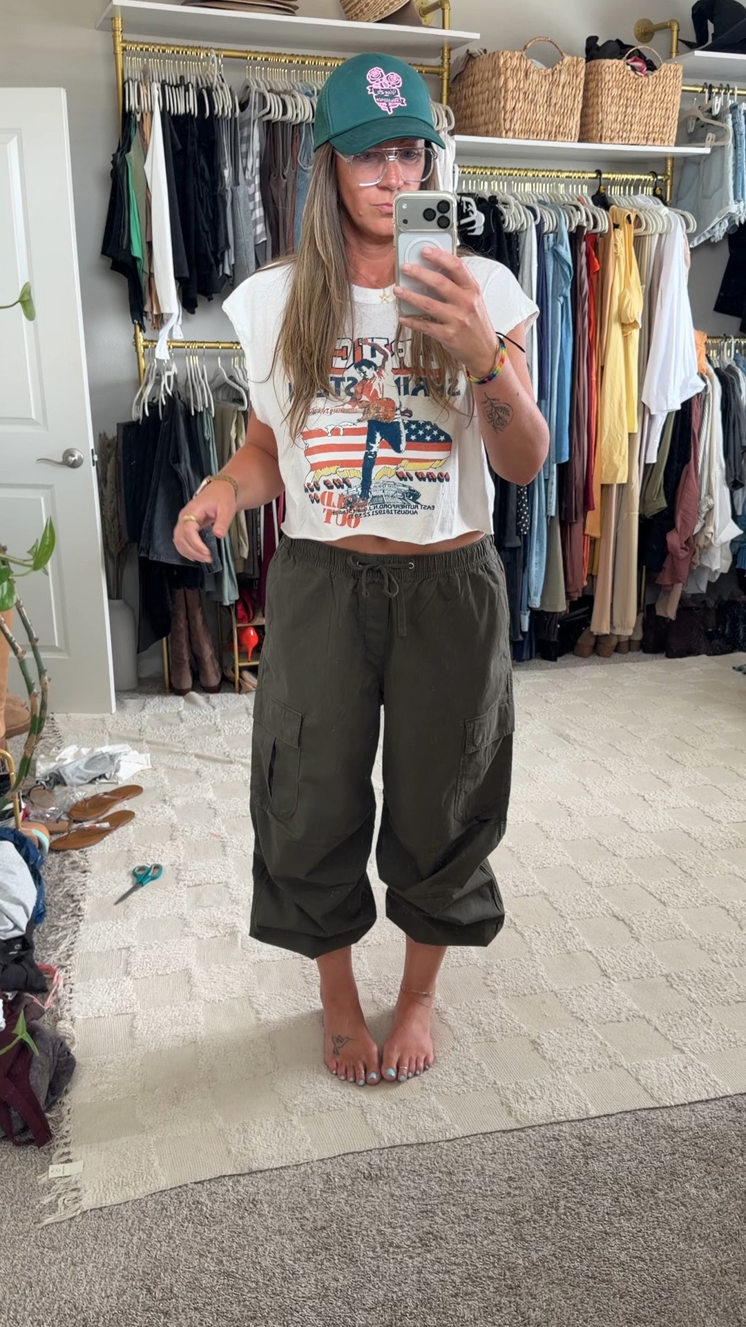 XL tee, large pants

#LTKTall #LTKOver40
