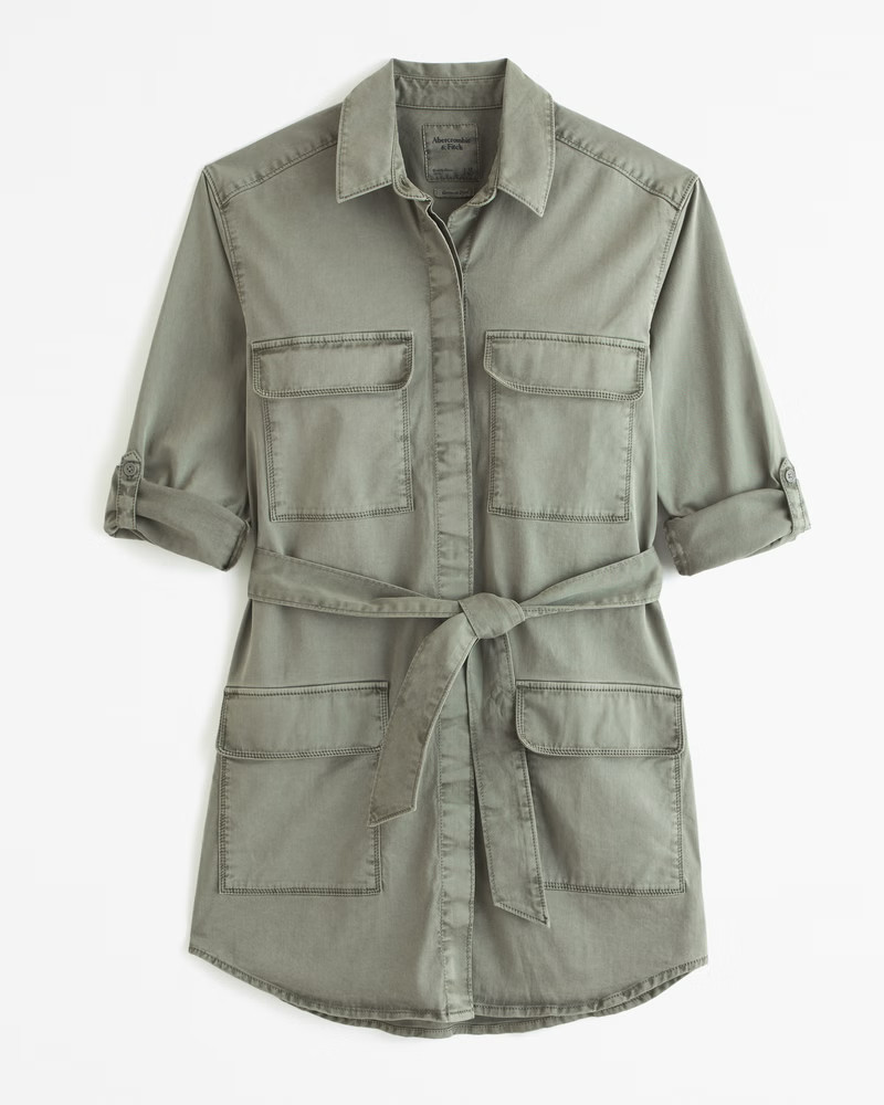 Utility Shirt Dress | Abercrombie & Fitch (US)