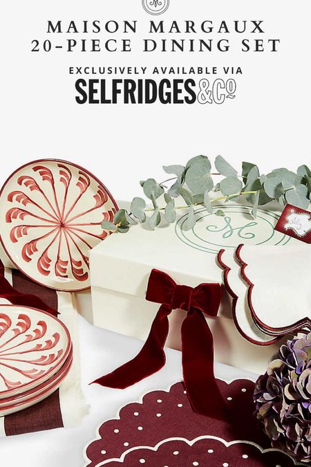 Congratulations to my dream @LALOdigital client Maison Margaux! 🍽 You can now shop their gorgeous luxury tableware at Selfridges 

This 20-piece set is perfect for those hosting Christmas! 