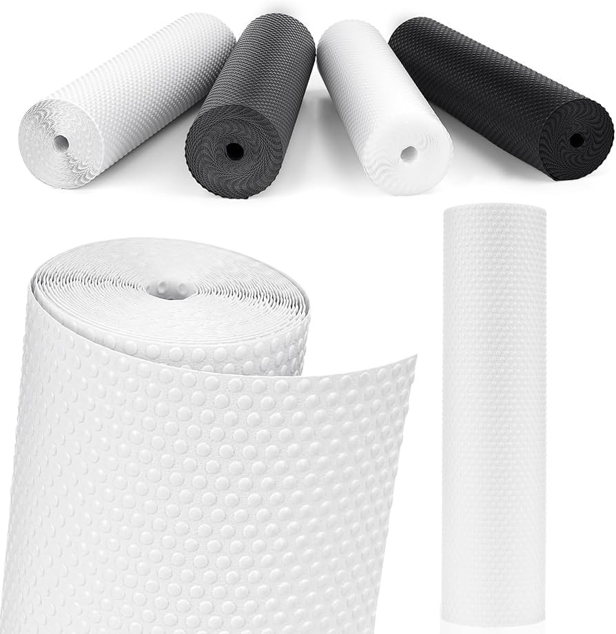 Drawer Liners, Waterproof Anti-Slip Non-Adhesive BPA Free Kitchen Cupboard Cabinet Shelf Liner Re... | Amazon (UK)