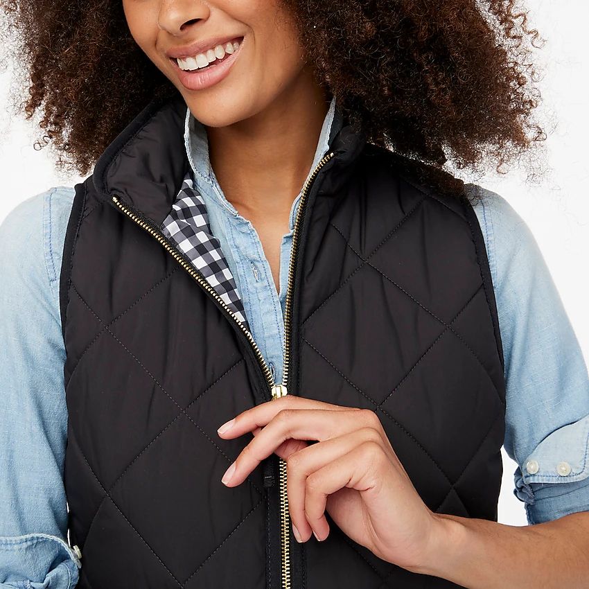 Puffer vest with snap pockets | J.Crew Factory