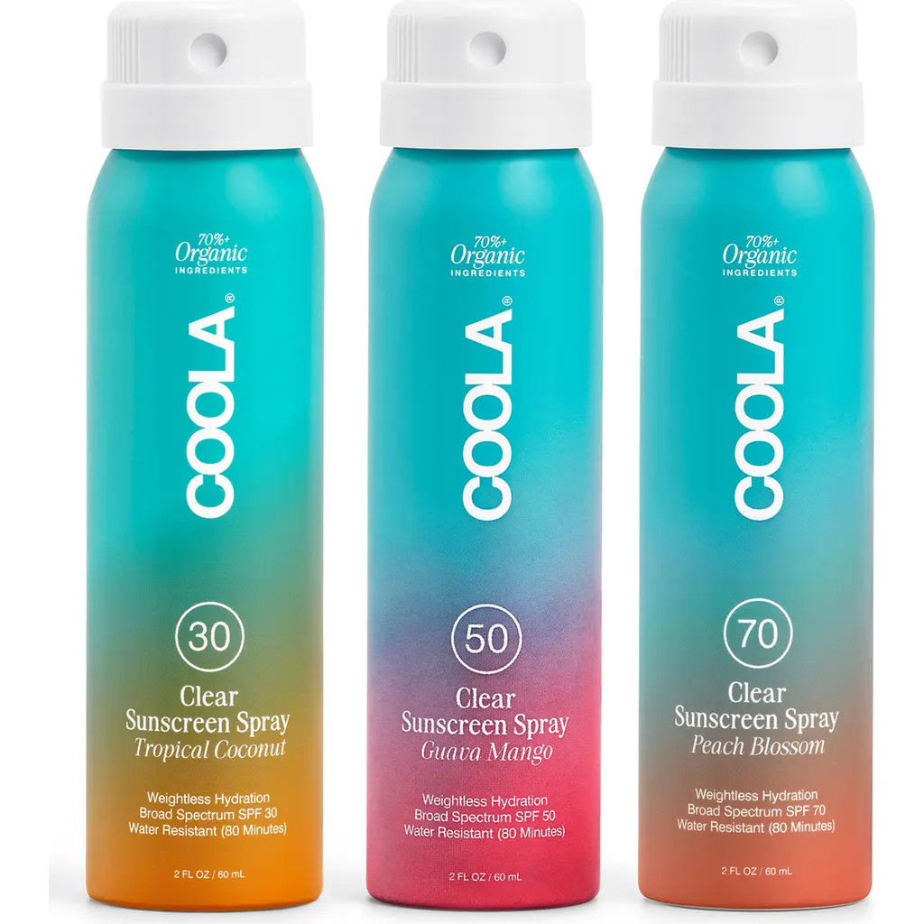 COOLA® On the Go Sunscreen Spray Travel Set at Nordstrom, Size 6 Oz | Nordstrom