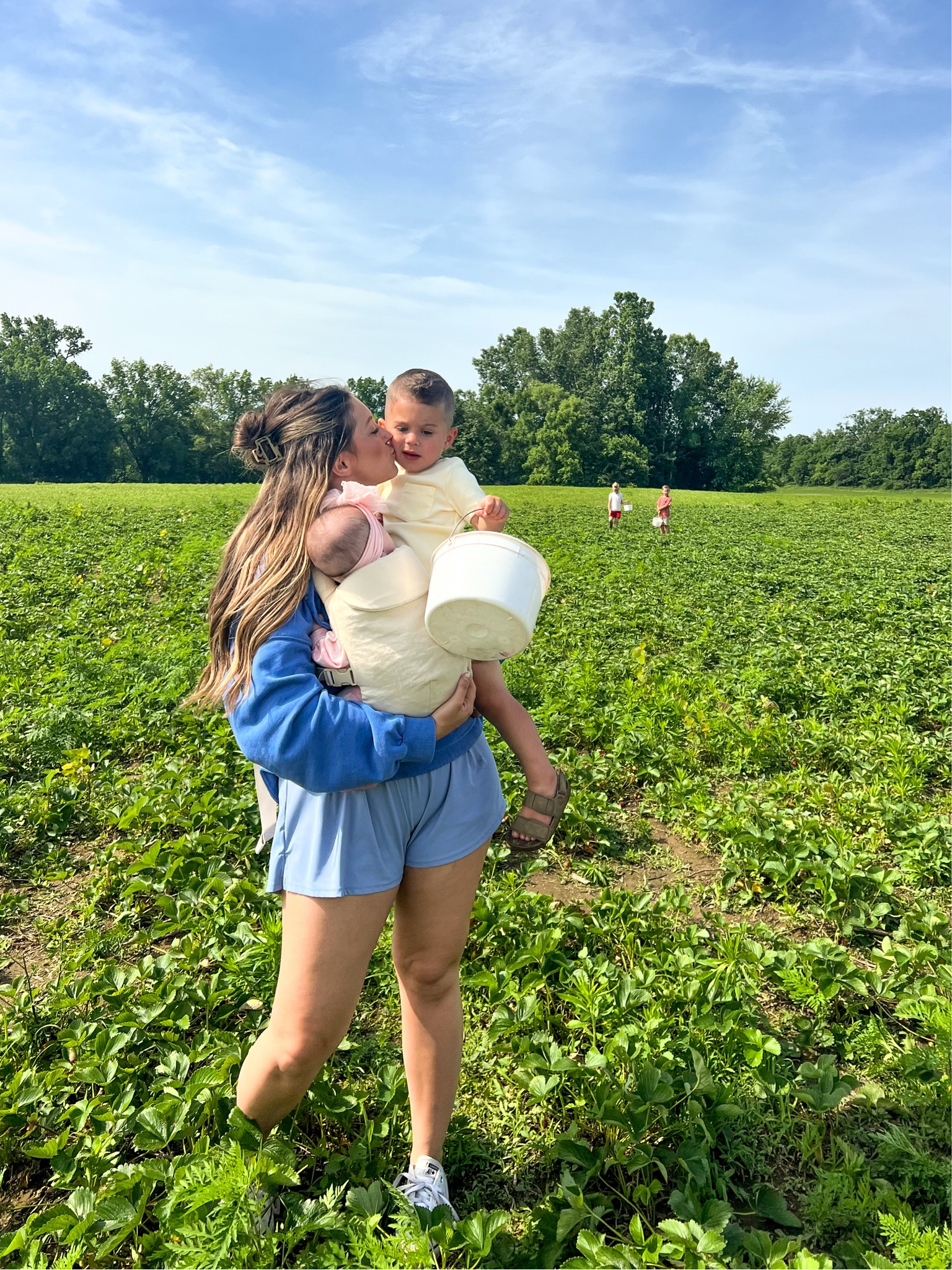 Strawberry picking ❤️❤️