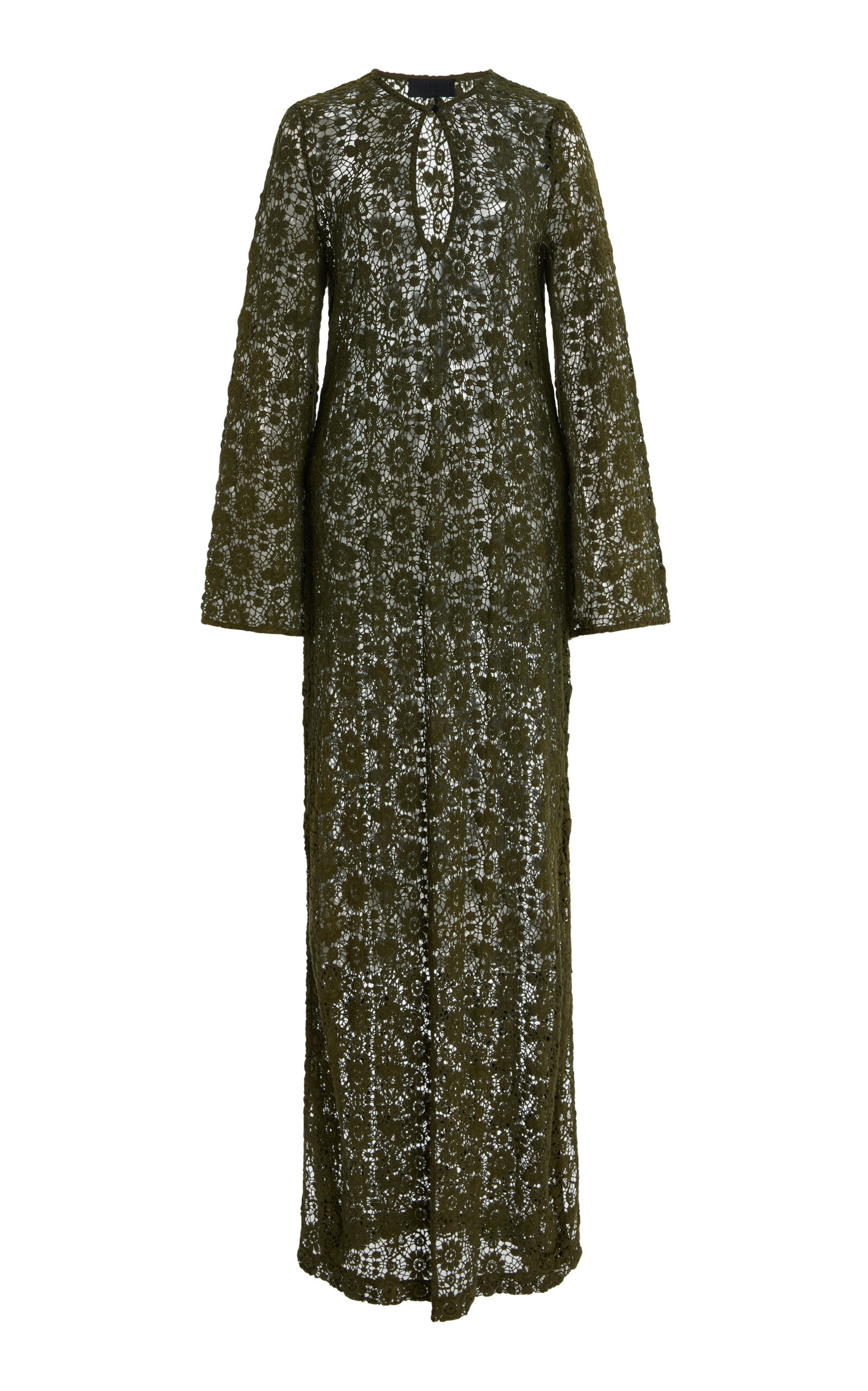 NILI LOTAN Della Cotton Lace Maxi Dress - Moda Operandi | Moda Operandi (Global)