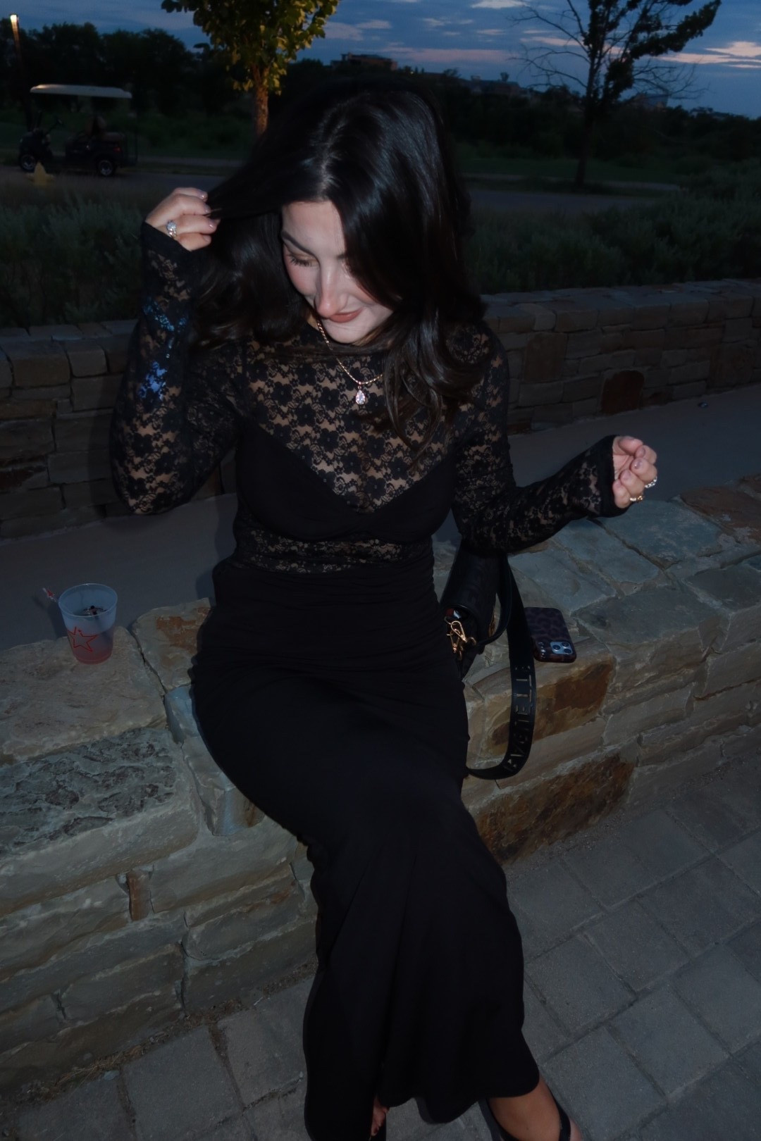 LTKCon final event! I wore this gorgeous petite friendly lace dress and I cannot get over  it! Being here has been beyond amazing!

 For sizing, I’m 5’0” 140lbs wearing a size small. *If you are larger busted, size up!

#LTKCon

#LTKNYFW #LTKWedding #LTKPetite
