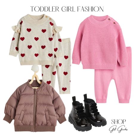 Toddler girl fashion picks! Sweater and pant sets are all of the rage! My daughter is living in sets these days and makes it so easy to get her dressed in the morning! 

#LTKkids #LTKfamily #LTKbaby