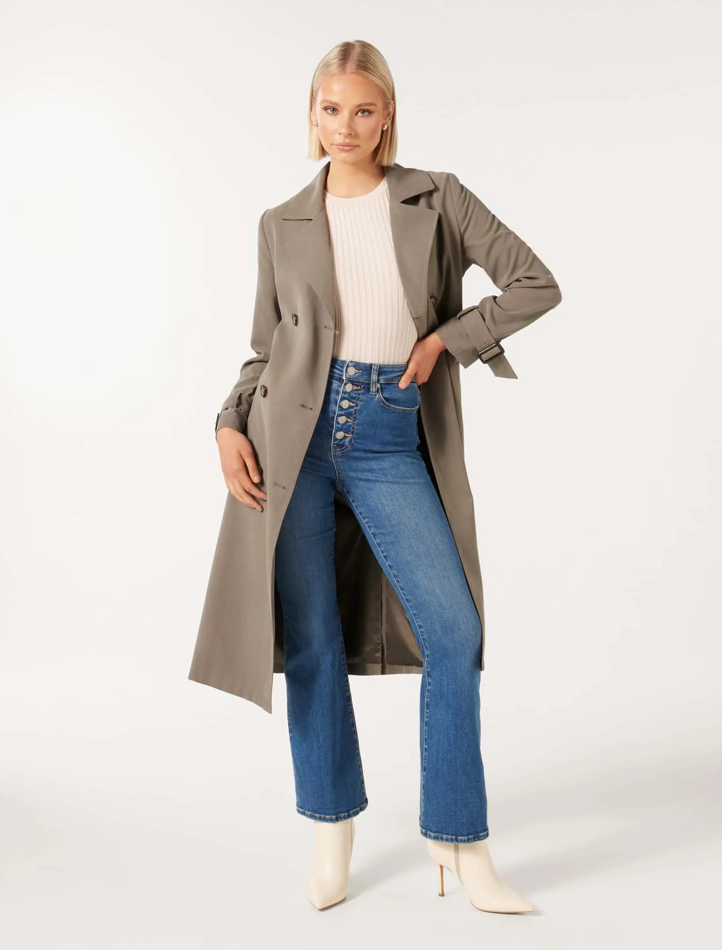 Darlah Soft Trench Coat | Forever New (AU)