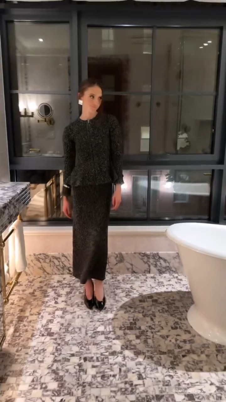 This Max Mara peplum cardigan and skirt are so beautiful!

#LTKNYFW #LTKShoeCrush #LTKStyleTip