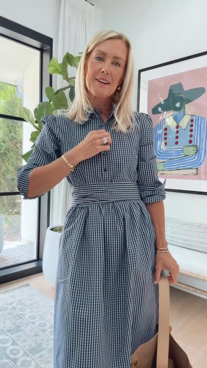 Obsessed with this belted gingham dress for fall! 

Dress: xs

#LTKSeasonal #LTKOver40 #LTKootd
