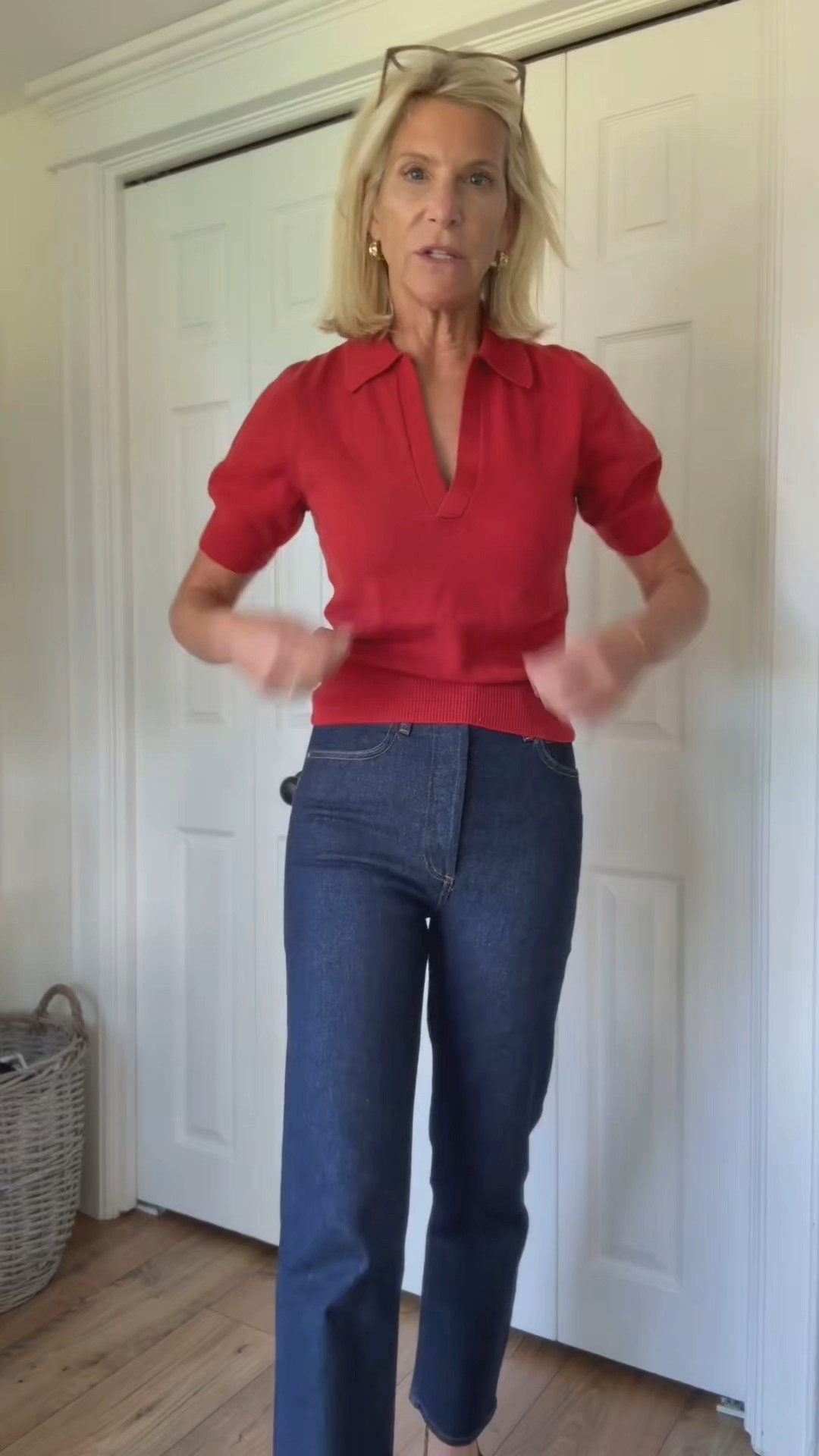 Red top + good jeans is always a yes for me.  Perfect casual Valentine’s look I’d actually wear.

#casualvalentine #valentinesoutfit #everydaystyle #ltkstyle #ltkwear #denimlook #simpleoutfit #classicstyle

#LTKOver40 #LTKootd #LTKValentine