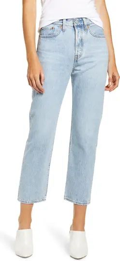 Levi's® Wedgie High Waist Crop Straight Leg Jeans | Nordstrom | Nordstrom