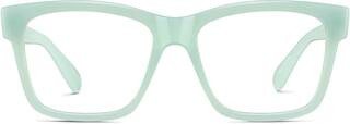Aquamarine Square Glasses #124234 | Zenni Optical | Zenni Optical (US & CA)