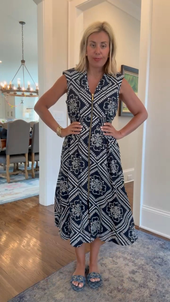 This dress is giving designer vibes but not designer prices!! 

Dress - small
Sandals - 8.5 ( size 1/2 up)
Codes:
Allie + Bess - Catherine20 on my bracelets

#LTKdayinmylife #LTKmomlife #LTKOver40