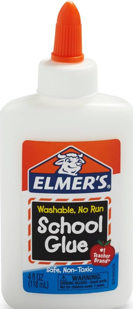 Elmer's Liquid School Glue, Washable, Safe and Nontoxic, 4oz, 1 Count - Back to School Supplies | Amazon (US)