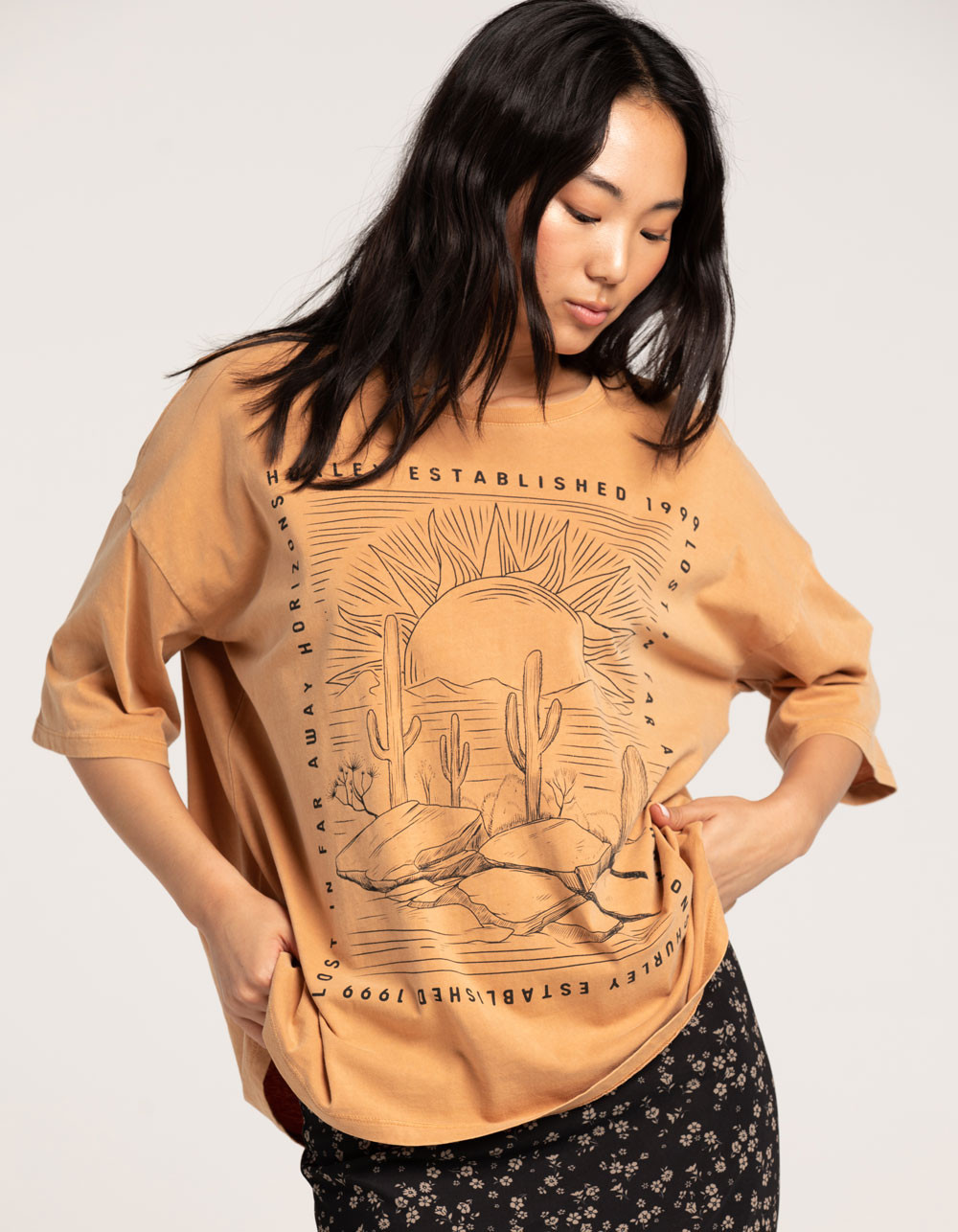 HURLEY Far Away Womens Boyfriend Tee | Tillys