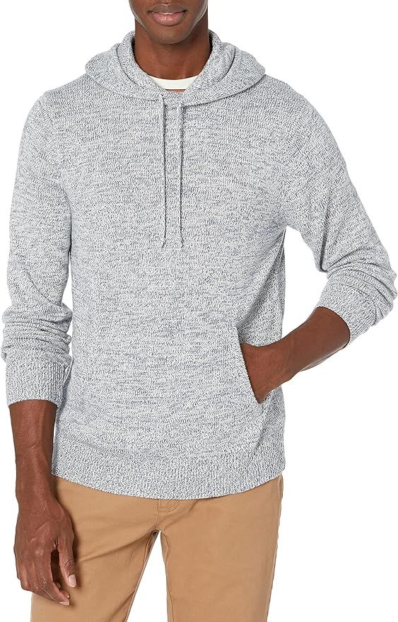 Amazon.com: Goodthreads Men's Supersoft Marled Pullover Hoodie Sweater, Denim, X-Small : Clothing... | Amazon (US)