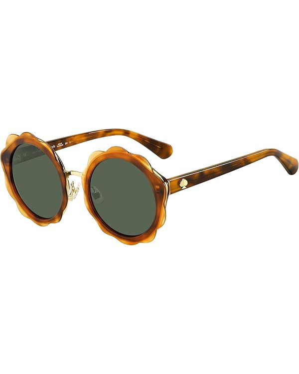 Kate Spade New York Women's Karrie/S Round Sunglasses, Brown/Green, 52mm, 22mm | Amazon (US)