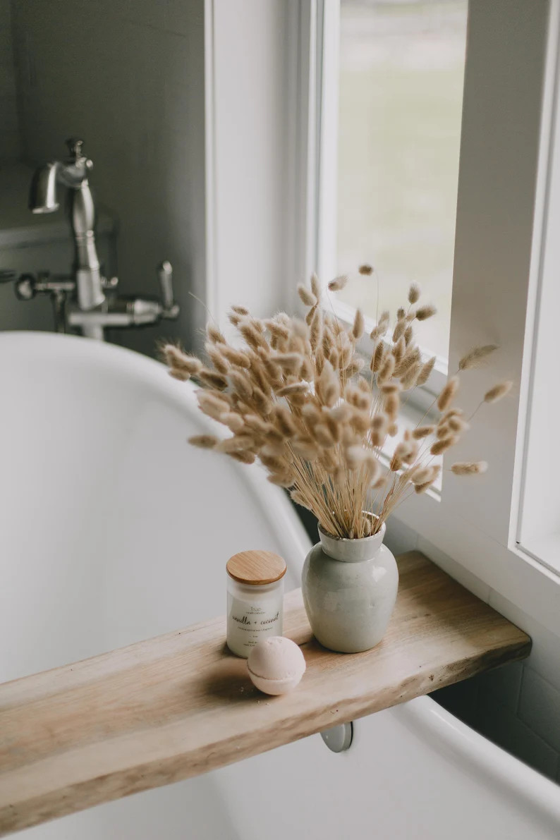 BUNNY TAILS Pampas Grass 50 pcs - Natural Dried Lagurus Boho Wedding Flower Arch Decor Bohemian B... | Etsy (US)