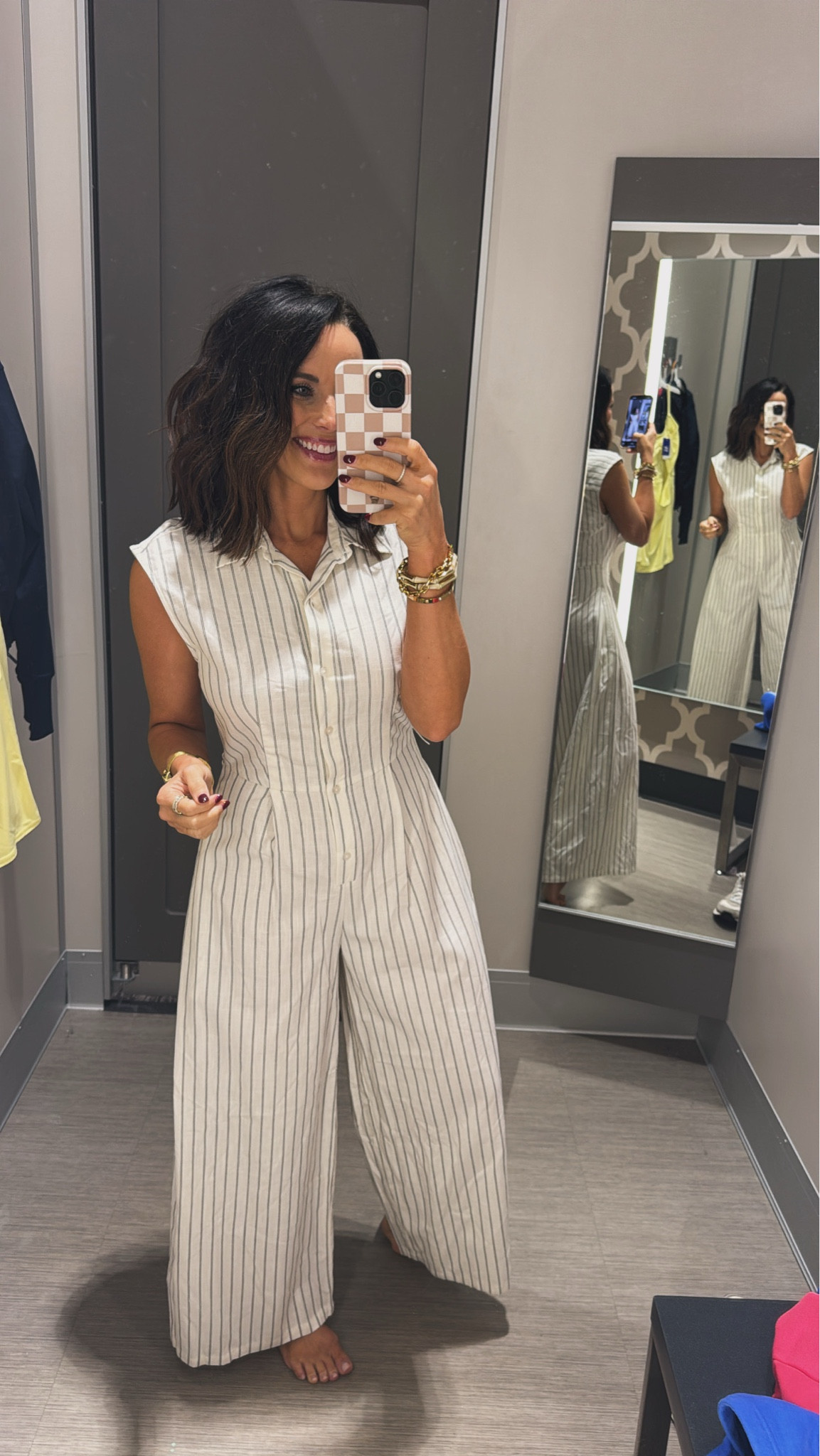 Loving this black and white striped romper. Definitely a target must have. Y’all, it is so chic & easy to dress up with a pair of heels or keep it casual with a pair of sneakers! 

Chic romper black and white outfit target finds mom style elevated basics mom approved women’s fashion workwear teacher outfit inspo VintagePickin 

#LTKmomlife #LTKootd #LTKdayinmylife