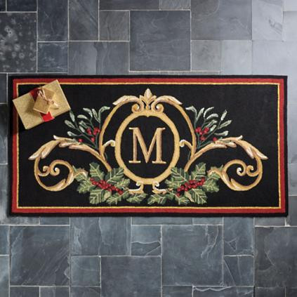Feliz Monogrammed Door Mat | Frontgate