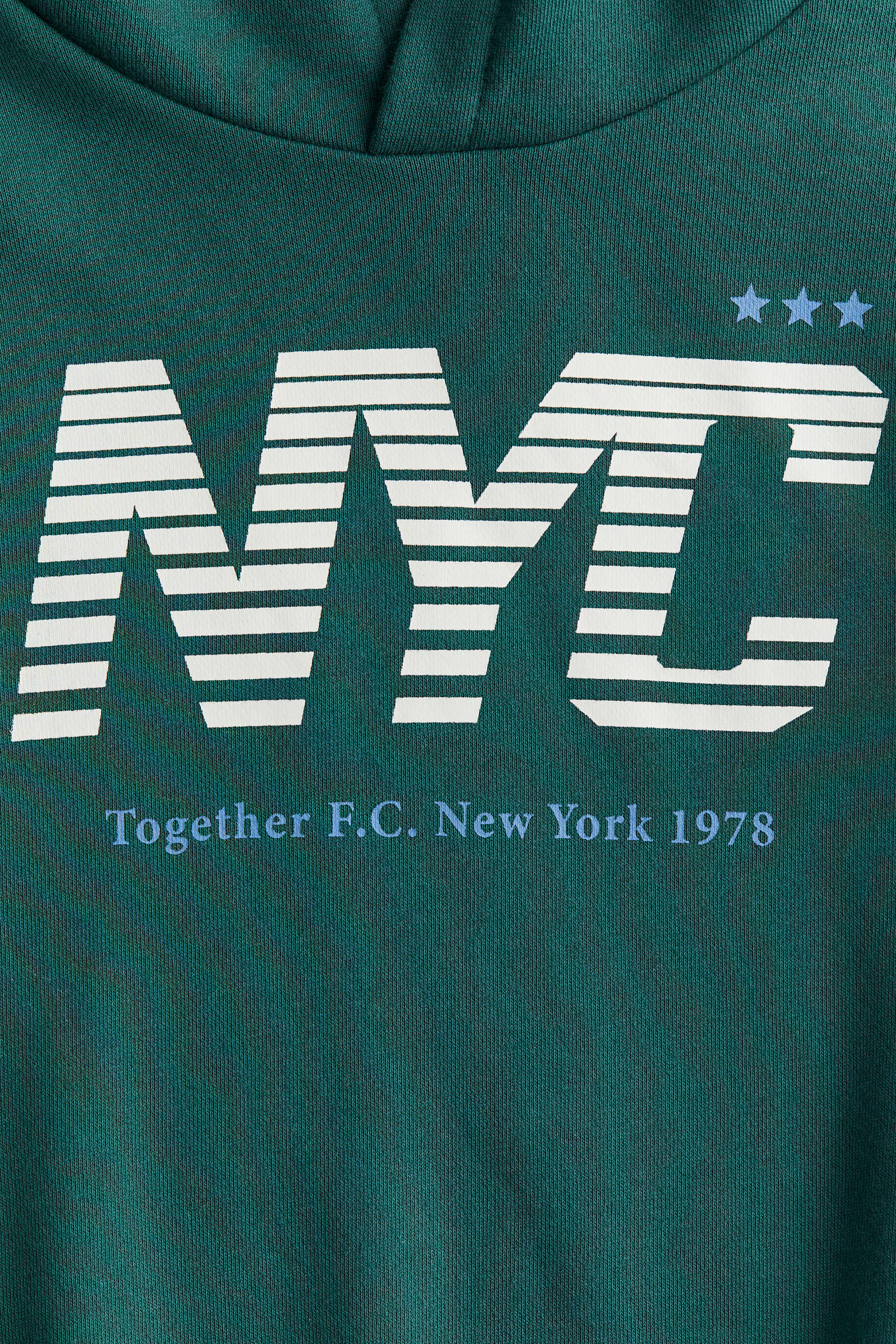 Printed hoodie | H&M (UK, MY, IN, SG, PH, TW, HK)