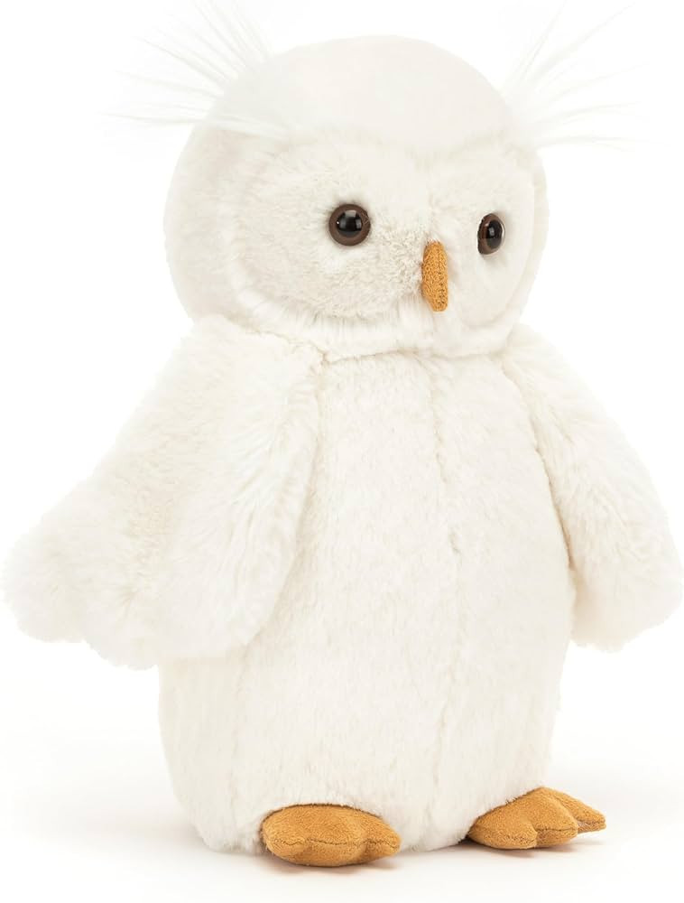 Jellycat Bashful Owl Stuffed Animal Plush, Medium | Amazon (US)