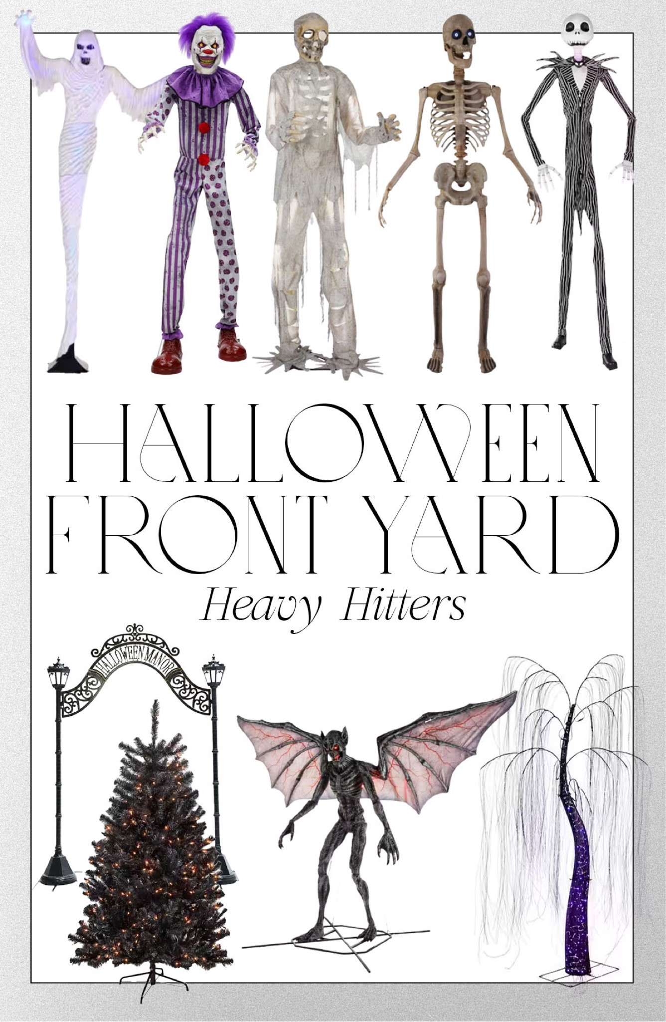 Give me allllll the halloween front yard heavy hitters!!💀💀

#LTKSeasonal