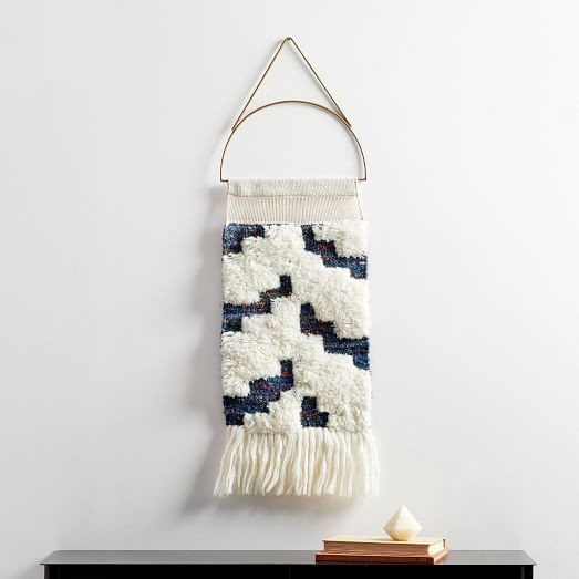 Nouveau Tapestry Wall Art - Zigzag Shag | West Elm (US)