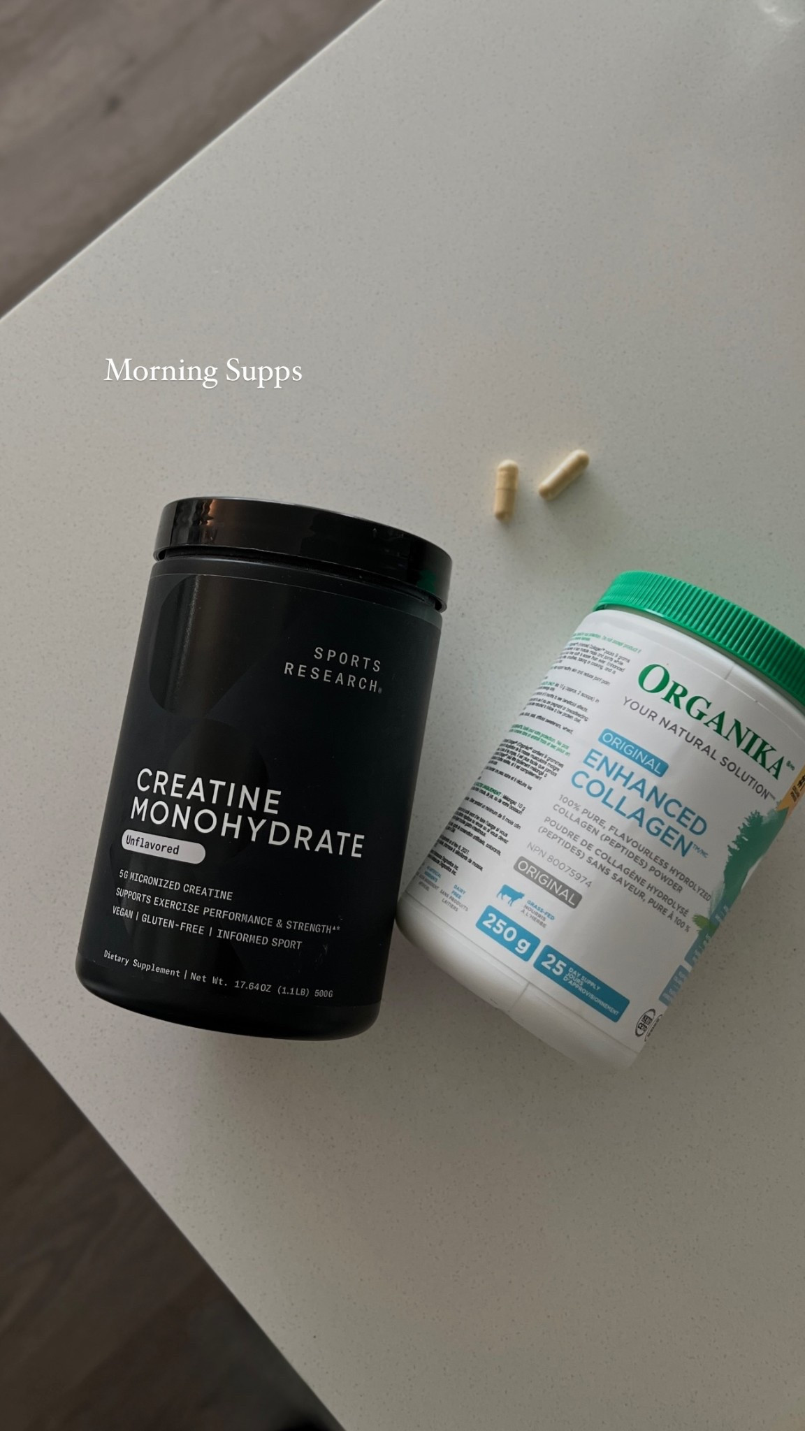 Morning supplement non-negotiables.
Creatine, collagen and my multivitamin.


#LTKBeauty #LTKOver40