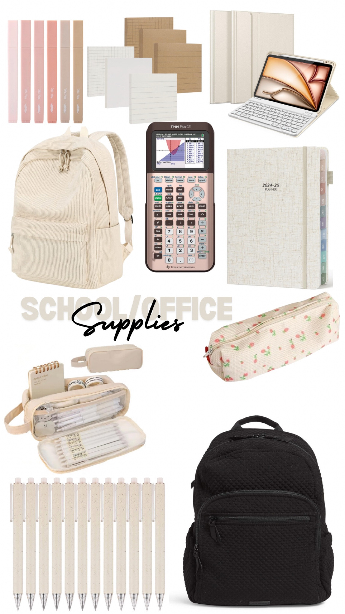 Back to school supplies - office - back to work - aesthetic school office supplies 

#LTKFindsUnder50 #LTKWorkwear #LTKSeasonal