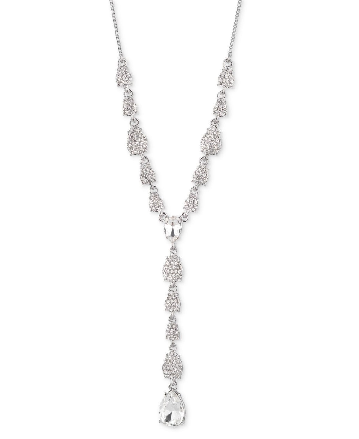 Givenchy Stone & Crystal Lariat Necklace, 16" + 3" extender | Macys (US)
