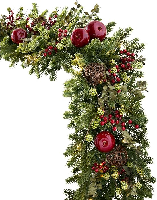 Balsam Hill BH Norway Spruce Holiday 10ft Christmas Garland - Premium True Needle Greenery Garlan... | Amazon (US)